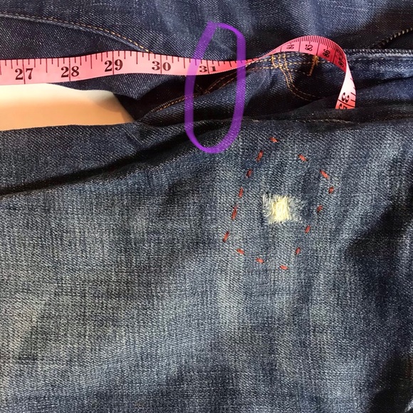 2 PAIR GAP JEANS LOT Easy Straight 25/0, 1 is BNWT Original owner PRICE FIRM! - Picture 8 of 13